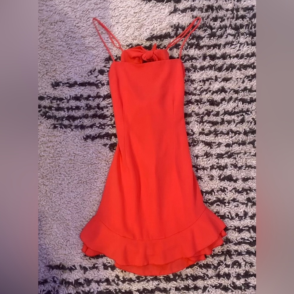 Lucy in the sky coral dress